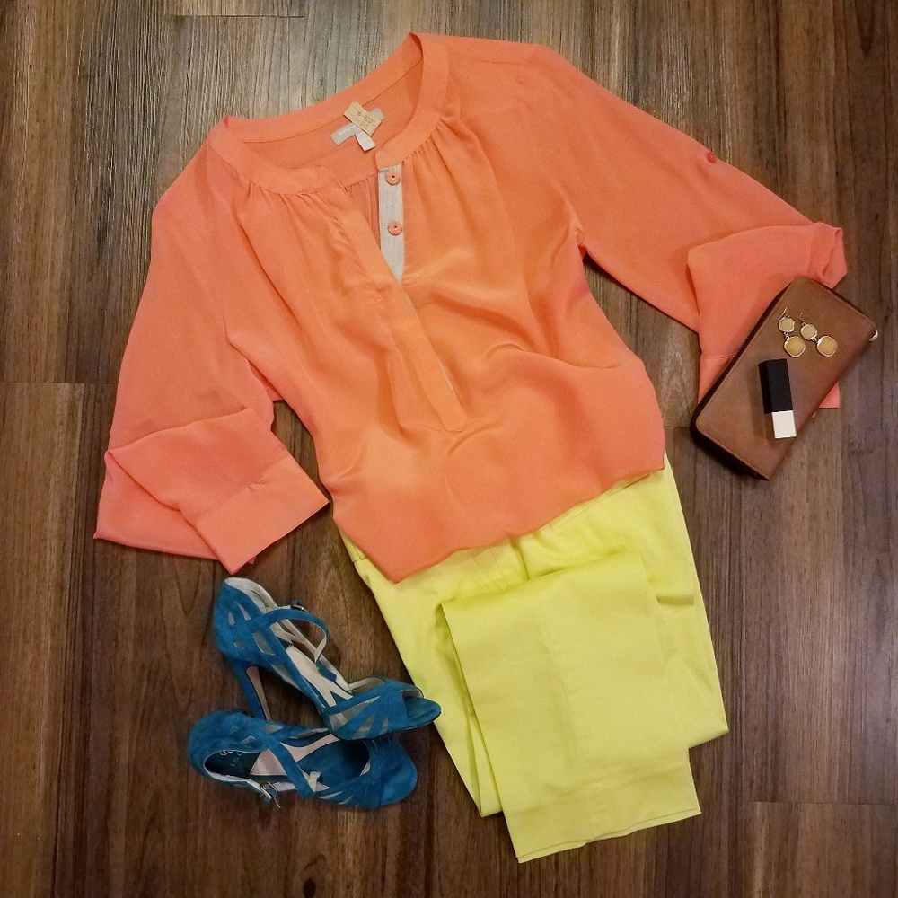 Banana Republic Coral Blouse
